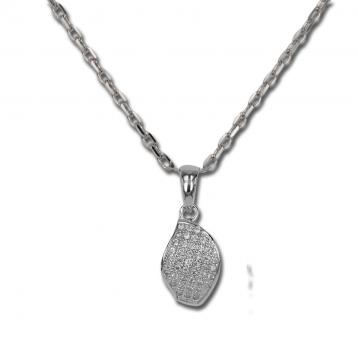 925 silver CZ pendant