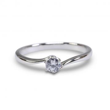 925 Silver 3.50mm Cubic Zirconia Ring