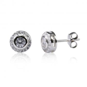 925 Silver Cubic Zirconia Earrings