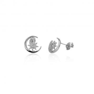 925 Silver Cubic Zirconia Earring
