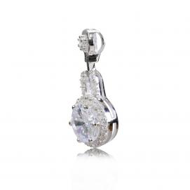 925 silver CZ pendant