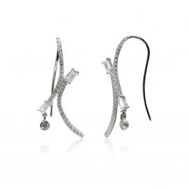 925 Silver Cubic Zirconia Earring