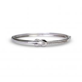 925 Silver Cubic Zirconia Bangle