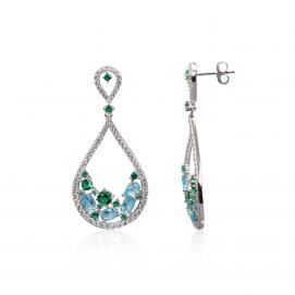 925 Silver Cubic Zirconia Earring