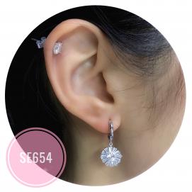 925 Silver Cubic Zirconia Earring