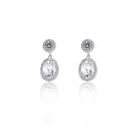 925 Silver Cubic Zirconia Earring